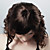  Capless Long Synthetic Brown Curly Hair Wig