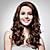  lace front lange hoogwaardig synthetisch donkerbruin krullend haar pruik