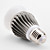  E27 7W 560-630LM 5000-6000K Natural White Light Gray Cover LED Spot Bulb (85-265V)