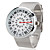  Unisex New Design Steel Analog Quartz Wrist Watch (Silver)