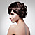  Capless Chin Length High Quality Synthetic Nature Look Dark Brown Curly Hair Wig
