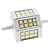  R7S 5W 24x5050 SMD 300-360LM 6000-6500K Natural White Light LED Corn Bulb (85-265V)