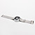  Unisex New Design Steel Analog Quartz Wrist Watch (Silver)