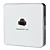  Android 4.0 Networking TV Box with RJ45 / USB2.0 - White (1GB DDR2 / 4GB)