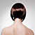  Capless Short Bob High Quality Synthetic Dark Brown Straight Hair Wig