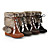  Suede Low Heel Ankle Boots With Braided Strap Party / Evening Shoes (More Colors)