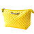 1pcs Lattice plastik og læder Cosmetic Bag (24x12x4cm, Random Color)