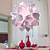  60W artistieke hanglamp met 1 Licht in White Floral Design