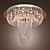  PRICHARD - Lustre Cristal Fini Chromé - 18 slots à ampoule