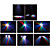  35W 60pcs * Lumière LED 5mm scène (R: 20 G: 20 B: 20)