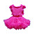  Chiffon Flower Flower Girl Dress With Vest And PettiDress Set