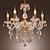  VINCENNES - Lustre Cristal com 6 Lâmpadas
