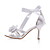  Satin Stiletto Heel Sandals With Satin Flower Wedding / Party Evening Shoes (More Colors Available)
