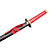  cosplay zwaard geïnspireerd door bleekmiddel 5e divisie luitenant momo Hinamori tobiume (rood handvat)