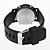  Coppia di orologi LED (rosso), sportivi - Bianco e Nero
