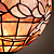  Lámpara de pared Tiffany Floral - ARGENTAN