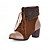  Leatherette Chunky Heel Ankle Boots With Lace-up Party / Evening Shoes (More Colors)