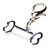  Rhinestone Decorated Dog Bone Style Collar Charm for Dogs Cats