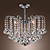  Lámpara Chandelier de Cristal con 5 Bombillas - TURLOCK