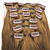  22 Inch 7 Pcs 100% Indian Remy Hair Silky Straight Clip In Hair Extension 26 Colors to Choose