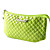  1pcs Lattice plastik og læder Cosmetic Bag (24x12x4cm, Random Color)