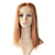 Full Lace Hand-tied 16 Inch Silky Straight 100% Indian Remy Hair Wig