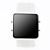  Unisex Sports Square Style Silicone LED Wrist Watch (White)