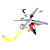  DFD Afanda alloy frame built-in gyroscope 4.5ch remote control aircraft