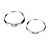  Personlized 925 Silver With Feet Couple's Rings