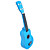  ukelele soprano basswood con cadenas / picos (multi-color)