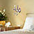  Golden Crystal Wall Light with 1 Lights