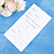  Vintage White Flor-de-lis Wedding Invitation With Insert (Set of 50)