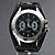  Reloj Pulsera Quartz de Cuero PU de Hombre