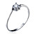  Personlized Simply 925 Silver With Zircon Ring