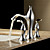  Sprinkle® by Lightinthebox - Solid Brass Chrome Finish Two Handles Widespread Bathroom Sink Faucet