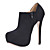  Fashion Suede Stiletto Heel Ankle Boots With Zipper Party / Evening Shoes