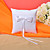  Wedding Collection Set in White Satin With Ribbons (5 Pieces)