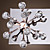  K9 Crystal Flush Mount with 3 lights in Square