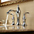  Sprinkle® by Lightinthebox - Solid Brass Chrome Finish Two Handles Widespread Bathroom Sink Faucet