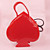  Håndlaget Poker Red PU Leather Punk Lolita Bag
