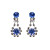  schitterende strass huwelijk bruids sieraden set, inclusief ketting, oorbellen