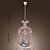  luzes de cristal modernos pendentes, com 3 luzes em tonalidades de vidro