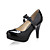  Lackleder oberen Pfennigabsatz Pumps mit bowknot Partei / Abendschuhe mehr Farben alieferbare