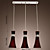  GUILFORD - Kroonluchter met 3 Lampen