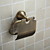  Antique Brass Wall-mounted Toilet Roll Holder (1018-J-29-6)