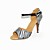  personalizado espumante zebra latin / sapatos de dança de salão de desempenho