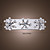  K9 Crystal Flush Mount with 3 lights in Square