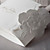  Floral Tri-fold Embossed Wedding Invitation (Set of 50)