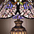  FOUNTAINBLEAU - Lampada da tavolo stile tiffany motivo floreale con 2 lampadine