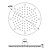  8 inch Brass Shower Head with Color Changing LED Light